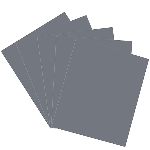 7000 Grit Sandpaper, 9 x 11 Inch Wet Dry Sand Paper Hand Abrasive Sanding Sheets by Shineboc