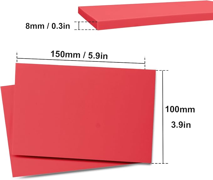 25 Pcs 4"x6" Rubber Carving Blocks, Linoleum Blocks, Stamp Carving Blocks - Image 2