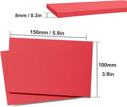 25 Pcs 4"x6" Rubber Carving Blocks, Linoleum Blocks, Stamp Carving Blocks - Image 2