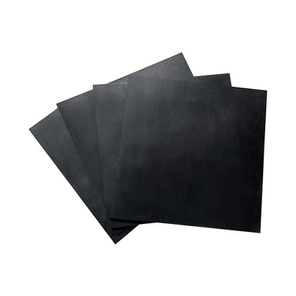4 Pieces Anti Vibration Pads 1/8 in Thick X 4 in X 4 in, Neoprene Rubber Pads by ZSUCUN