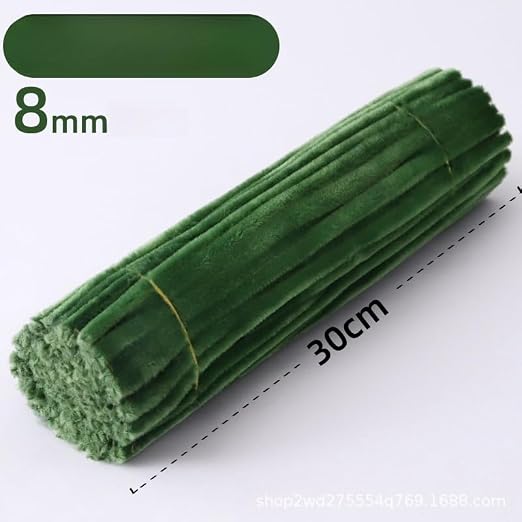 100 Pieces Pipe Cleaners Chenille Stem, Chenille Stems Pipe Cleaners - Image 4