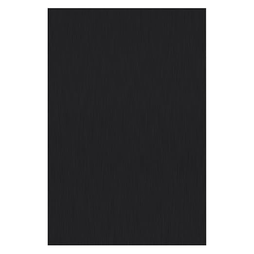 Anodized Aluminum Sheet Metal 8 x 12 x 1/32 Inch Black Plates by CKVIHAV