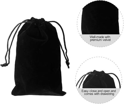 HRX Package 20pcs Velvet Drawstring Bags, 5x7 inches Velvet Pouches - Image 3