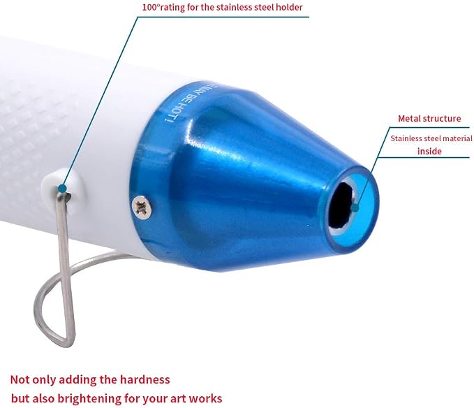 mofa Embossing Heat Gun, Hot Air Gun Tools Shrink Gun - Image 3