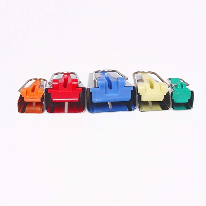 YICBOR Bias Tape Maker Set 6MM/9MM/12MM/18MM/25MM 5 Sizes DIY Quilting Tools Kit - Image 3