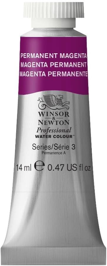 Winsor & Newton Professional Watercolor, 14ml Tube, Permanent Magenta by WinsorNewton