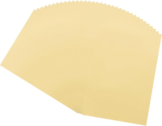 MECCANIXITY 100 Sheet Colored Vellum Paper 5.9" x 8.3", 100gsm Translucent by MECCANIXITY