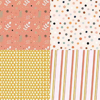 Woodland Animal Print Scrapbook Paper Pad, 6x6 inches, 24 Sheets, Earth Tones - Image 4