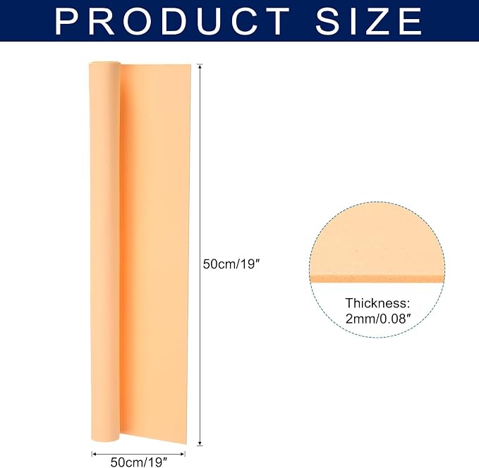 MECCANIXITY Foam Sheets Crafts 19x19 Inch 2mm EVA Craft Foam Paper Foam Sheets - Image 2