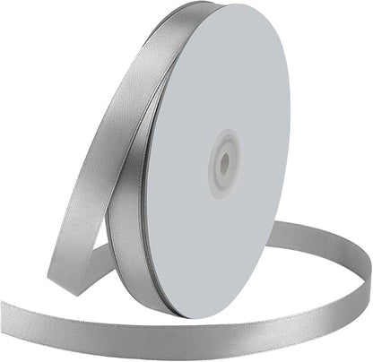 5/8" Wide x 100 Yards Single Face Polyester Satin Ribbon, Satin Ribbon by KMERLIFE