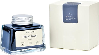 Hongdian Fountain Pen Bottled Ink Bluish Gray, 60ml Fountain Pen Bottled Ink - Image 2