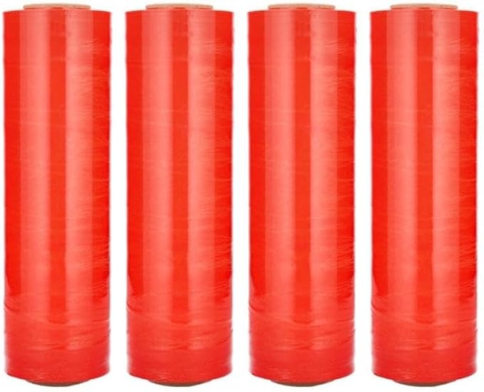 PSBM Orange Stretch Wrap, 15 Inch x 1476 Feet, 144 Pack, Tinted Pre-Stretched - Image 5