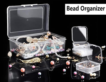 DUOFIRE 18 Pieces Plastic Bead Organizer, Craft Organizers and Storage Bead - Image 3
