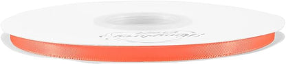 Humphrey's Craft 1/4 Inch Neon Orange Double Faced Satin Ribbon - Image 3