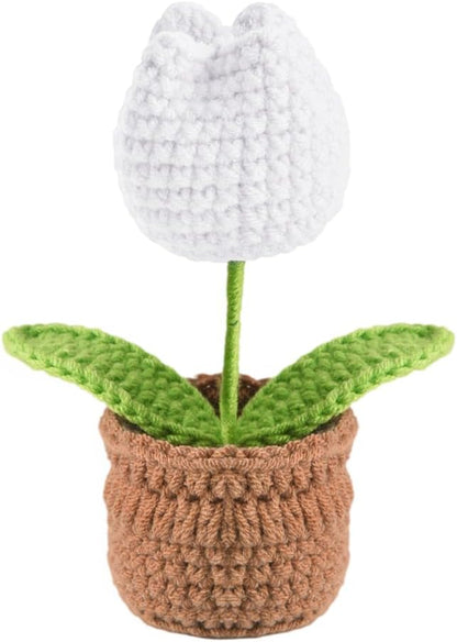 Tulip Pin Cushion, Handmade Knitted Pincushions, Cute Pin Cushions Needle by Wanshui