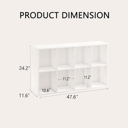 Wooden 8 Cube Storage Organizer - Image 2