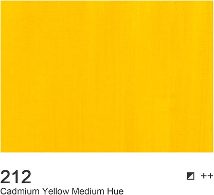 AUREUO Cadmium Yellow Medium Hue Acrylic Paint, 4 Fl Oz / 120ml Single Tube - Image 2