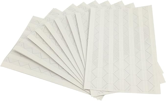 10 Sheet Photo Corners Self Adhesive PVC Paper Photo Foto Corner Stickers by YYaaloa
