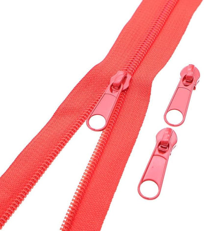 Leekayer #5 Red Nylon Zippers by The Yards Bulk 10 Yards Coil Zipper Tape - Image 4
