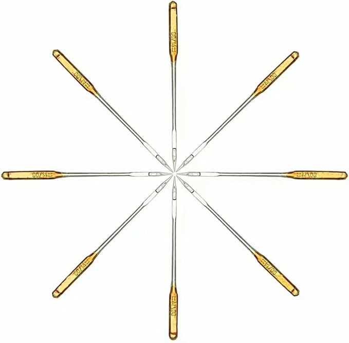 10 Pcs Sewing Machine Needles, Big Eye Universal Sewing Machine Home Sewing by Unknown