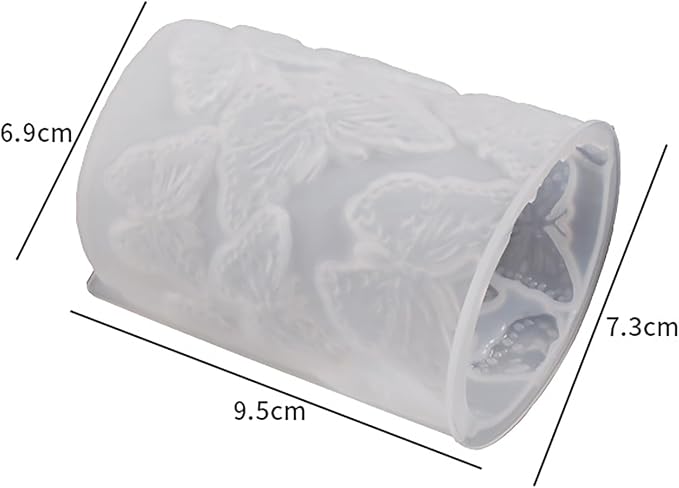 Cylinder Molds Silicone Wave Spiral Candle Mold - Image 5