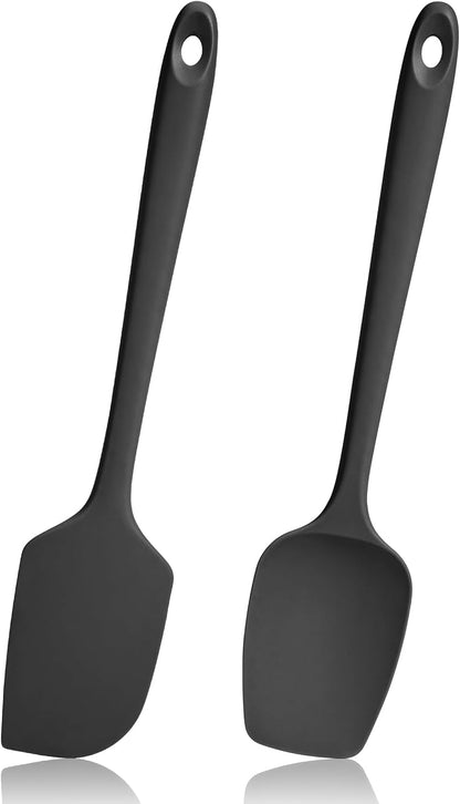 600ºF Heat Resistant Spatulas, High Heat Food Safe Semless Kitchen Silicone by Lilybeam