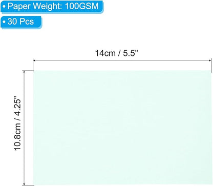 PATIKIL 30 Sheets Vellum Paper 4.25x5.5, Vellum Paper Printable Translucent - Image 2