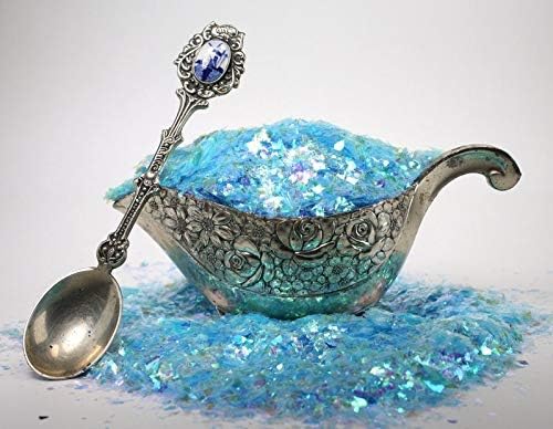 Light Blue Iridescent Ice Glitter Flakes - Image 4