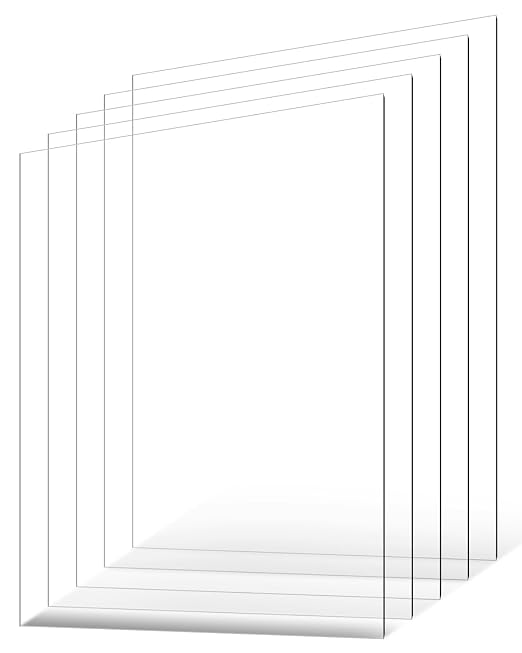 VEVOR PET/Plexiglass Sheets, 24 x 36 Inch 0.04 Inch Thick Transparent Clear by VEVOR