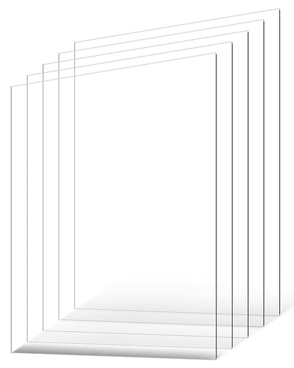 VEVOR PET/Plexiglass Sheets, 24 x 36 Inch 0.04 Inch Thick Transparent Clear by VEVOR