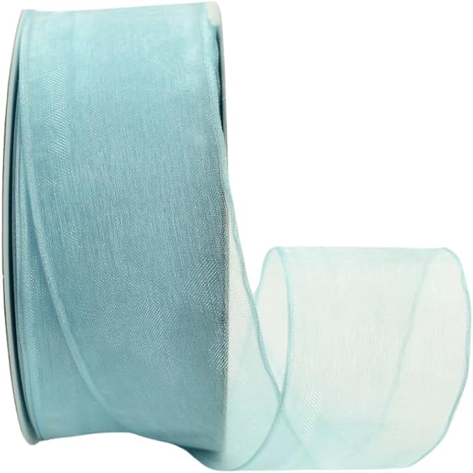 Ribbon Bazaar Sheer Organza Wired Ribbon by RibbonBazaar