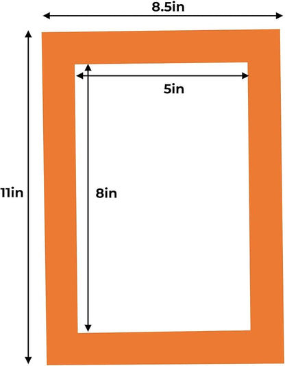 5.5x8.5 Mat for 8.5x11 Frame - Image 3
