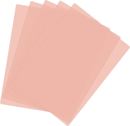 PATIKIL A4 Size Guided Reading Sheet, Light Orange by PATIKIL
