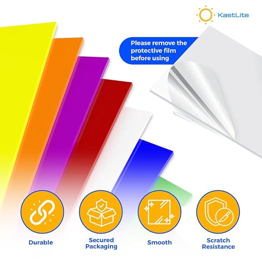 KastLite Colored Acrylic Sheets Nominal 6" x 24" - Image 6