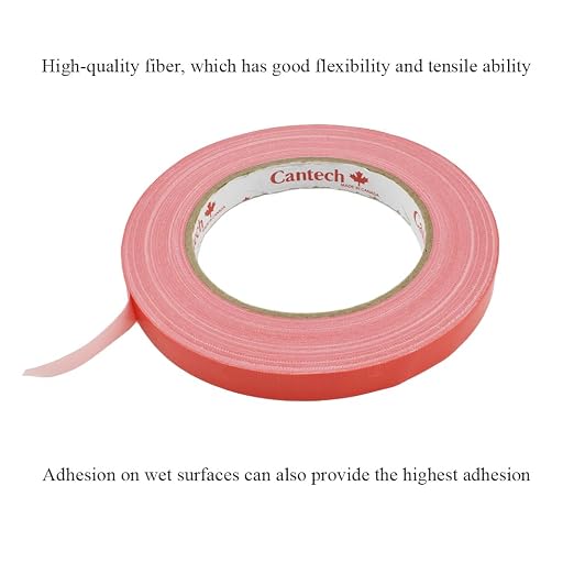 HAHIYO Red 0.5Inch Wide Floral Tape, Waterproof Florist Tape Flower Wrap - Image 3