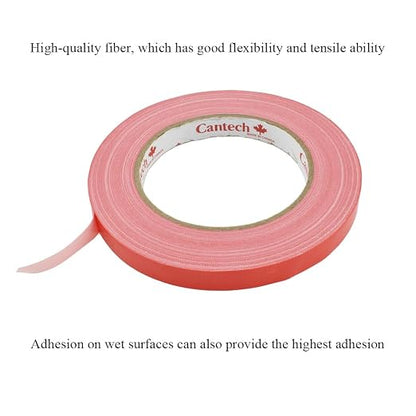 HAHIYO Red 0.5Inch Wide Floral Tape, Waterproof Florist Tape Flower Wrap - Image 3