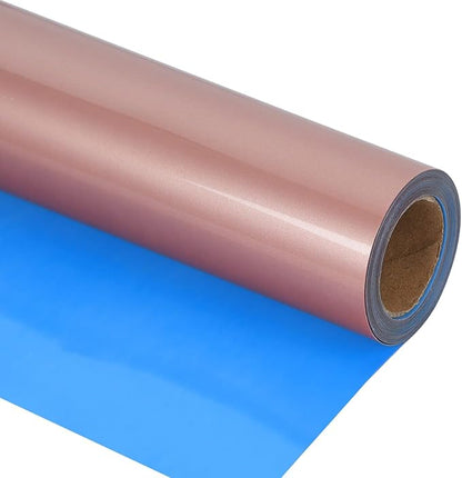 guangyintong Rose Gold Heat Transfer Vinyl Rolls, Machine Washable, Compatible by guangyintong
