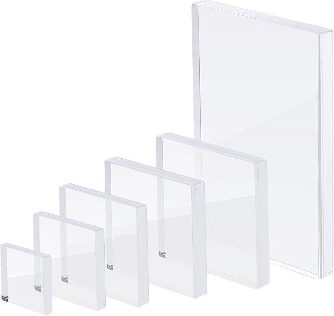 Clear Acrylic Stamping Blocks by Sliverdew