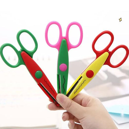 Scrapbook Paper Punch and Decorative Scissors, Qtopun 6 Pcs Creative Scissors - Image 3