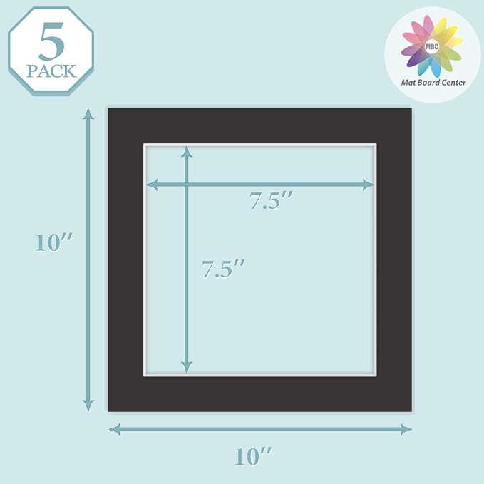 MBC Mat Board Center, 5 Pack 10x10 - Image 3