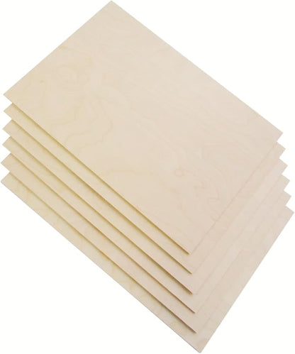3mm 1/8" x 12" x 18" Baltic Birch Plywood, Laser Cutting & Engraving, by WOOCHE