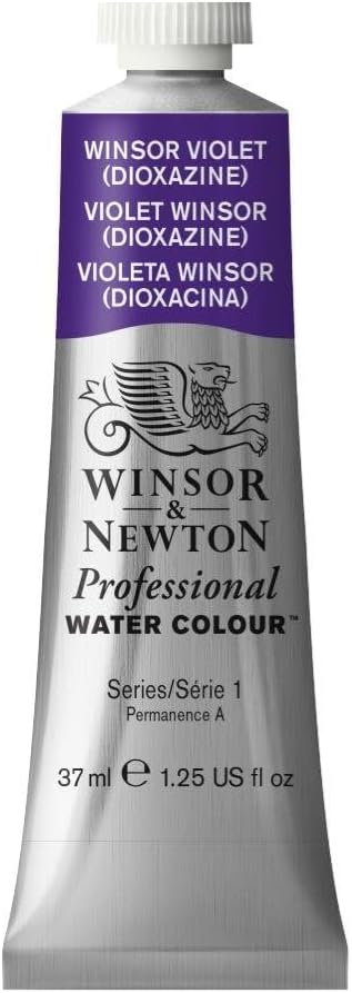 Winsor & Newton Professional Water Colour Paint, 1.25-oz Tube, Winsor Violet by WinsorNewton