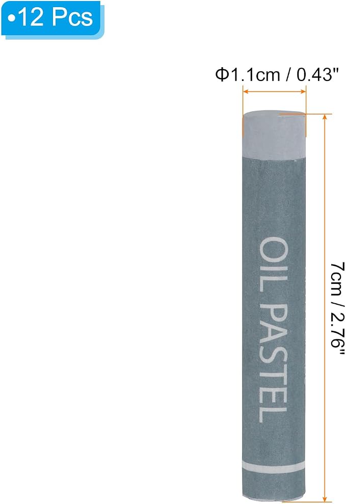 PATIKIL Gray Oil Pastels - Image 2