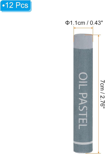 PATIKIL Gray Oil Pastels - Image 2