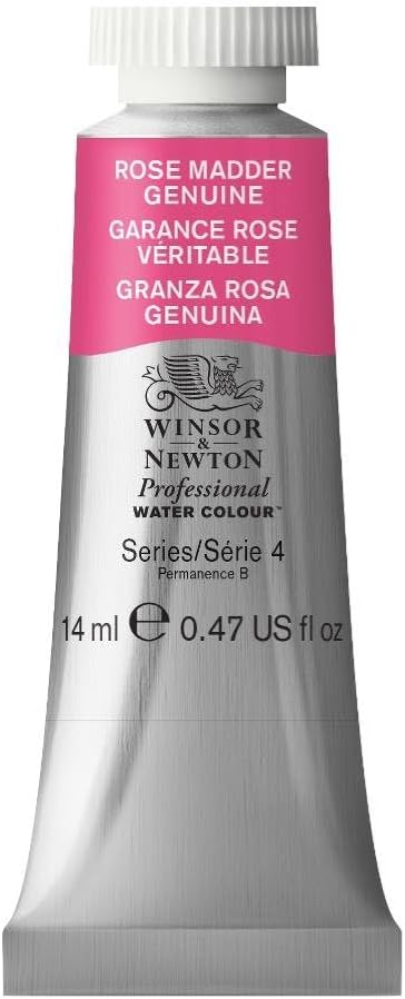 Winsor & Newton Professional Water Colour Paint, 0.47-oz Tube, Rose Madder by WinsorNewton