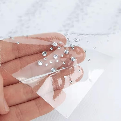 Blinginbox Hotfix Tape, Hot Fix Rhinestones Transfer Film Paper Iron on - Image 2