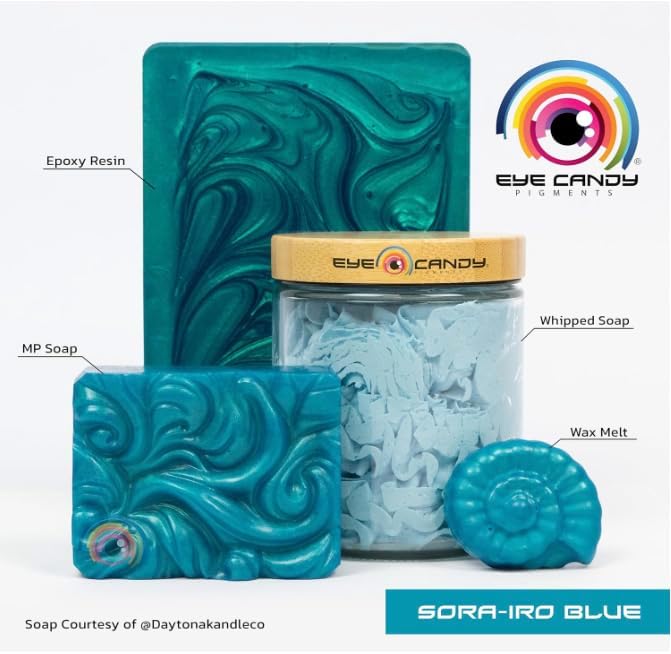 Eye Candy Pigments Premium Blue Mica Powder - Image 2