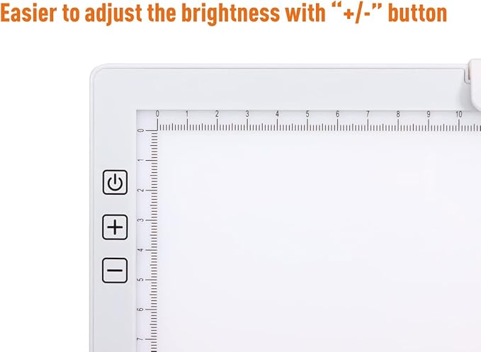 Rechargeable A4 LED Light Pad w/Built-in Riser Stands, 6 Levels of Brightness - Image 5