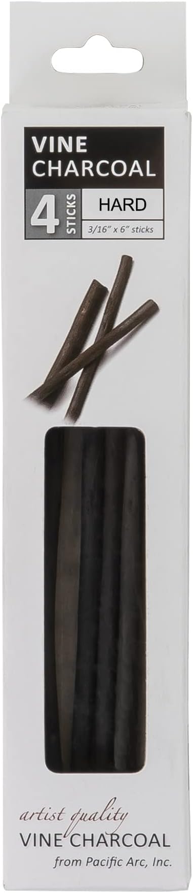 Pacific Arc Artist Vine Charcoal Sticks and Smooth Drawing Charcoal Parent by PacificArc
