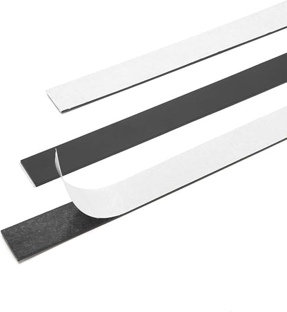 Rammos Magnetic Strips with Adhesive Backing 6 Pack Extra Strong and Heavy Duty by Rammos